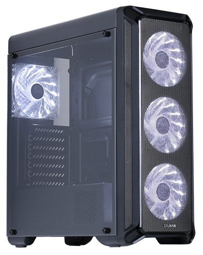 Корпус Miditower Zalman "I3", ATX, черный