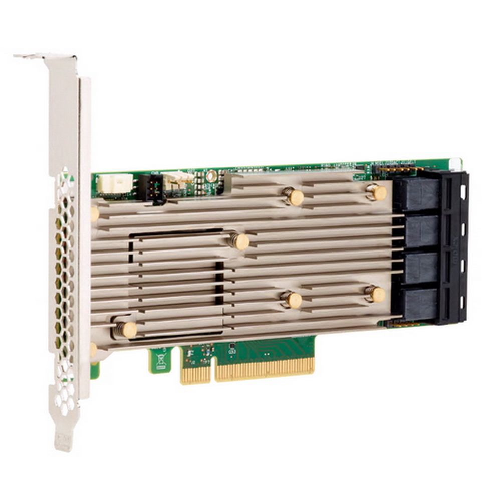 RAID-контроллер NVME/SAS/SATA 16 кан. Broadcom "MegaRAID SAS 9460-16i SGL" 4ГБ, RAID 0/1/5/6/10/50/60